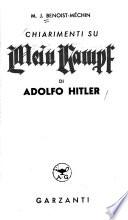 Chiarimenti su Mein Kampf di Adolfo Hitler