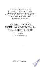 Chiesa, cultura e educazione in Italia tra le due guerre