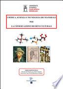 Chimica, scienza e tecnologia dei materiali per la conservazione dei beni culturali