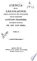 Ciencia de la legislación: - Tomo 5