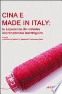 Cina e made in Italy
