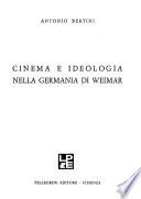 Cinema e ideologia nella Germania di Weimar