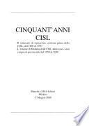 Cinquant'anni CISL