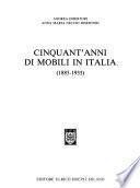 Cinquant'anni di mobili in Italia (1885-1935)