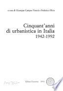 Cinquant'anni di urbanistica in Italia