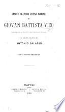 Cinque [6] Orazioni Latine inedite, ... pubblicate da un Cod. M. S. della Biblioteca Nazionale, per cura del Bibliotecario A. Galasso; con un discorso preliminare