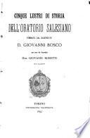 Cinque lustri di storia dell'Oratorio salesiano