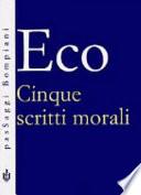 Cinque scritti morali