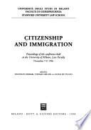 Citizenship and Immigration