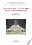 Città, spazi pubblici e servizi sociali nel Mezzogiorno medievale