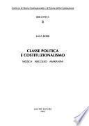 Classe politica e costituzionalismo