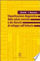 Classificazione diagnostica della salute mentale e dei disturbi di sviluppo dell'infanzia. 1a revisione