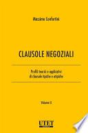 Clausole negoziali