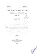 Clinica dermosifilopatica della R. universita di Roma
