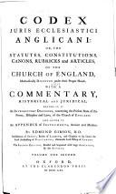 Codex juris ecclesiastici anglicani