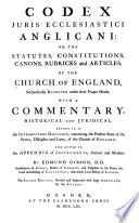 Codex juris ecclesiastici anglicani