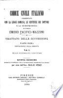 Codice civile italiano commentato con la legge romana: Trattato delle successioni. 1900-1910