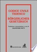 Codice civile tedesco-Burgerliches gesetzbuch
