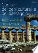 Codice dei beni culturali e del paesaggio