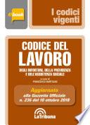 Codice del lavoro e leggi complementari