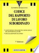 Codice del rapporto di lavoro subordinato