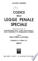 Codice della legge penale speciale