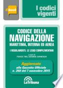 Codice della navigazione marittima, interna ed aerea