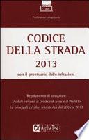Codice della strada 2013