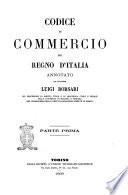 Codice di commercio del Regno d'Italia annotato dal cavaliere Luigi Borsari