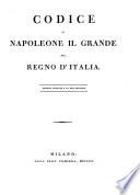 Codice di Napoleone il Grande pel regno d'Italia