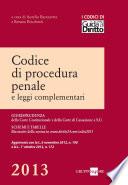 Codice di procedura penale e leggi complementari