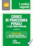 Codice di procedura penale e leggi complementari