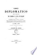 Codice diplomatico del Regno di Carlo 1. e 2. d'Angiò, ossia Collezione di leggi, statuti e privilegi, ... concernenti la storia ed il diritto politico, civile, finanziere, giudiziario, militare, ed ecclesiastico delle provincie meridionali d'Italia dal 1265 al 1309 raccolti, annotati, e pubblicati per Giuseppe Del Giudice