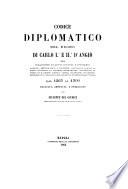 Codice diplomatico del regno di Carlo I. e II. d'Angiò