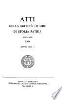 Codice diplomatico delle colonie Tauro-Liguri durante la signoria dell'Ufficio di S. Giorgio (MCCCCLIII-MCCCCLXXV)