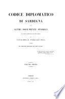 Codice diplomatico di Sardegna