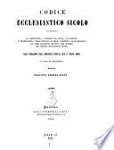 Codice ecclesiastico sicolo
