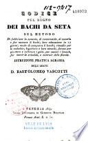 Codice pel regno dei bachi da seta...