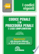 Codice penale e di procedura penale e leggi complementari
