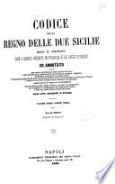 *Codice per lo Regno delle Due Sicilie. -
