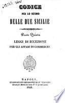 Codice per lo regno delle Due Sicilie