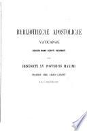 Codices vaticani latini ...