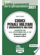 Codici penali militari e ordinamento militare