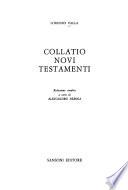 Collatio Novi Testamenti