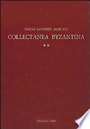 Collectanea Byzantina