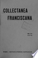 Collectanea Franciscana