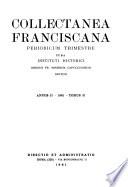 Collectanea Franciscana