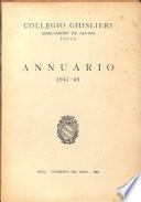 Collegio Ghislieri, Associazione Ex Alunni Pavia. Annuario 1947-48