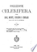 Collezione celerifera delle leggi, decreti, istruzioni e circolari