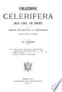Collezione celerifera delle leggi, decreti, istruzioni e circolari